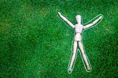 ahşap model Haritayı die masaj beyaz sprey ile 