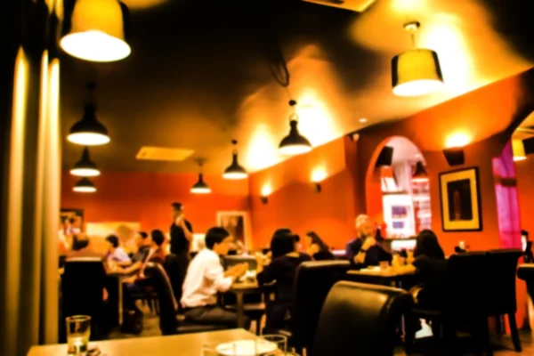 atış Interio gece Restoran bulanıklık