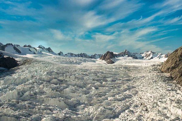 Det Magnifika Glacialgolvet Södra Alperna — Stockfoto