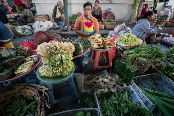 Commerciële activiteiten in Ubud, Bali eiland. — Stockfoto