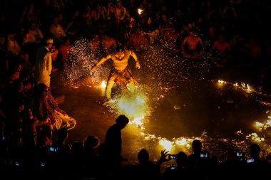 kecak ateşi dans, bali Adası