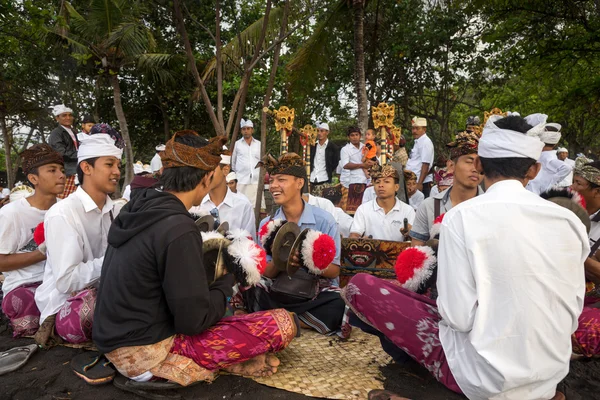 Cerimonia Nyaben, Isola di Bali — Foto Stock