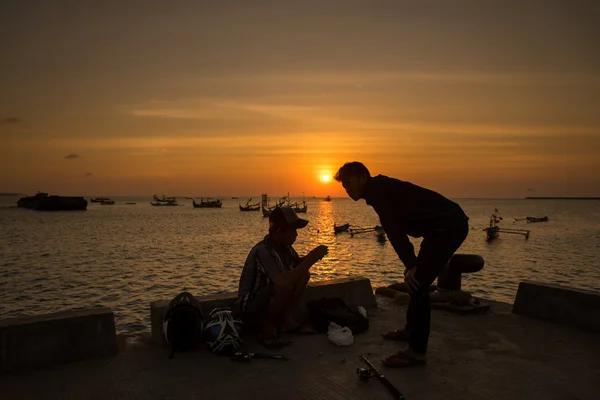 Zonsondergang Bali — Stockfoto