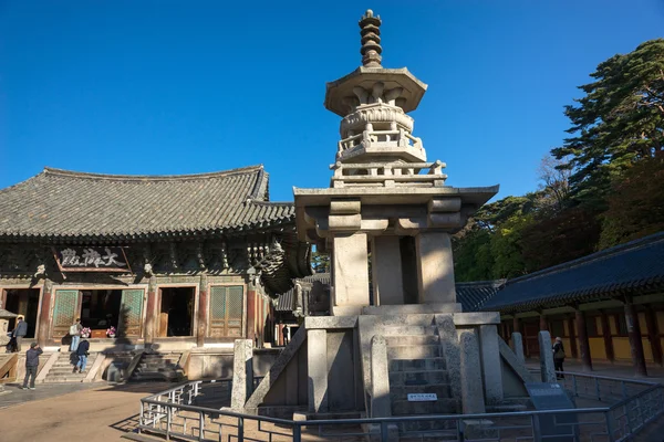 Geumsansa Templo complexo na Coreia do Sul — Fotografia de Stock