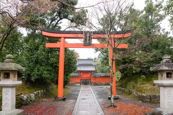 Tuinen van de tempel van de Tenryuji in de herfst. — Stockfoto