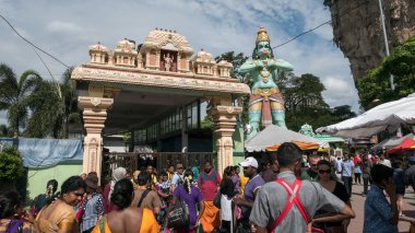 Hanuman Tapınağı, Batu mağaraları, Kuala Lumpur Malezya.