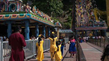 Batu mağaraları, Kuala Lumpur, Malezya Thaipusam Festivali.