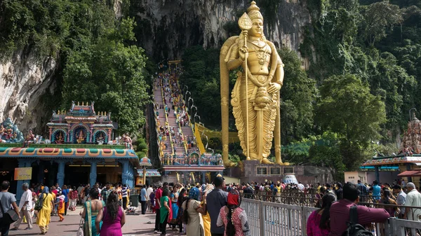 Thaipusam festival v Batu Caves, Kuala Lumpur, Malajsie. — Stock fotografie