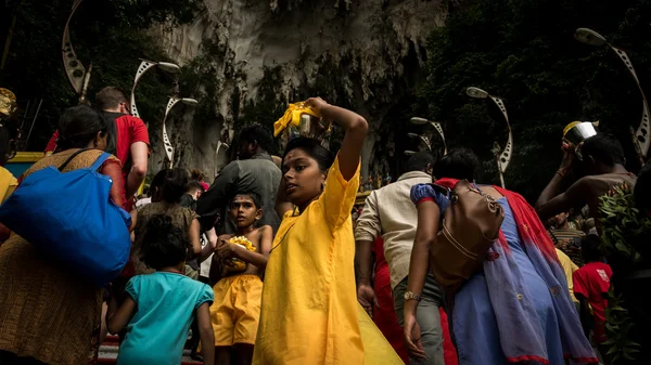 Festival Thaipusam dans les grottes de Batu, Kuala Lumpur, Malaisie . — Photo