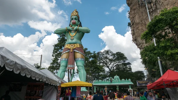Hanuman tempel, Batu Caves, Kuala Lumpur in Maleisië. — Stockfoto