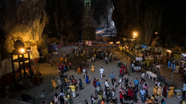 Thaipusam em Batu Caves, Kuala Lumpur, Malásia . — Fotografia de Stock