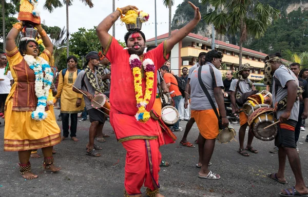 Thaipusam w Batu Caves, Kuala Lumpur, Malezja — Zdjęcie stockowe