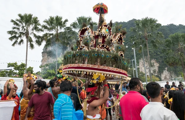 Thaipusam v Batu Caves, Kuala Lumpur, Malajsie — Stock fotografie