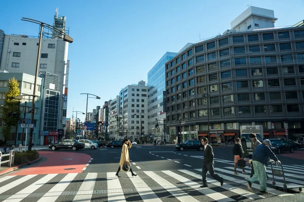 Atividade nas ruas de Tóquio, Japão — Fotografia de Stock