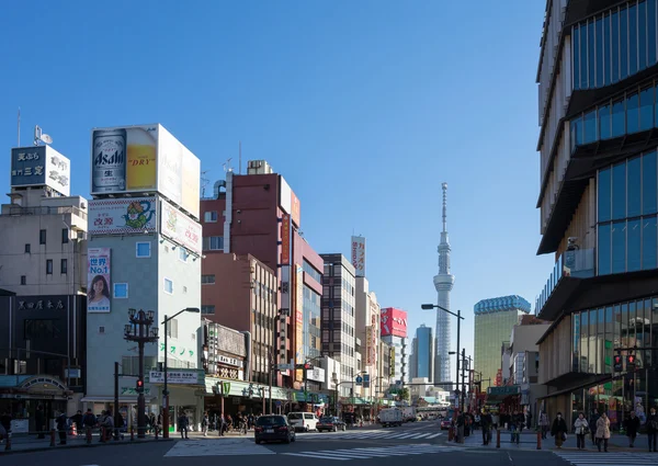 Aktywność na ulicach Tokyo, Japonia — Zdjęcie stockowe