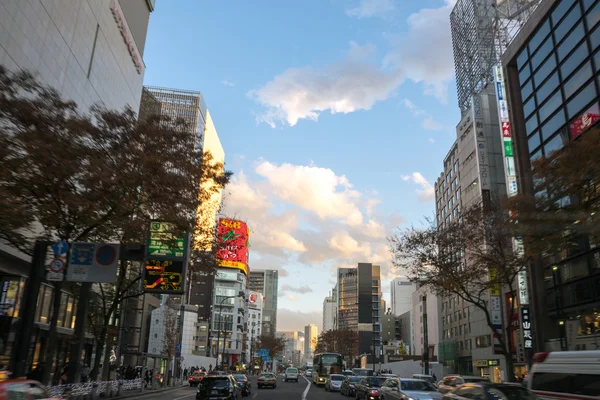 Tokyo şehir binaları ve sokakları — Stok fotoğraf