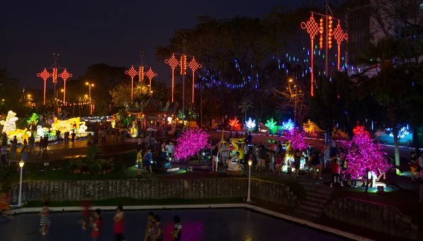 Chinees Nieuwjaar bij Thean Houtempel, Kuala Lumpur — Stockfoto