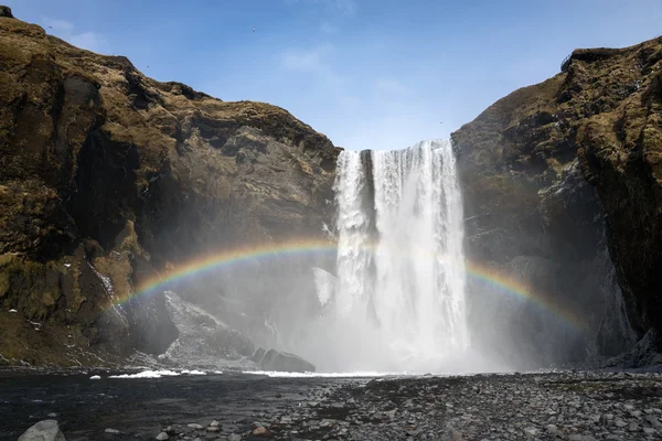 Skogafoss şelaleler, İzlanda