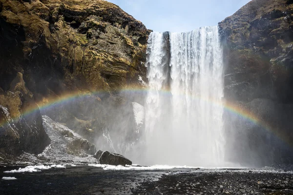 Skogafoss şelaleler, İzlanda