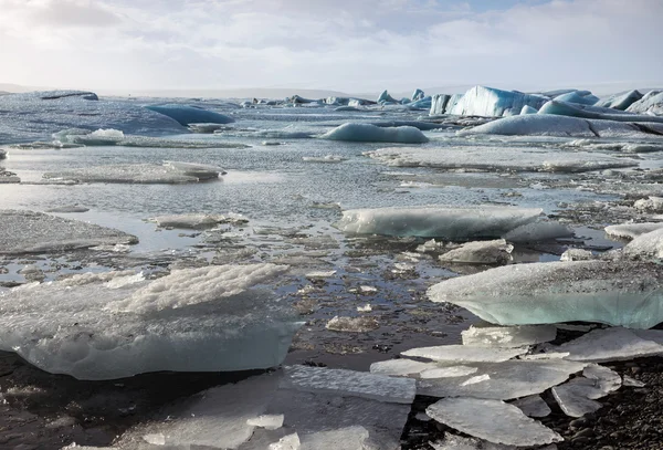 Ledovce na Islandu v zimě — Stock fotografie