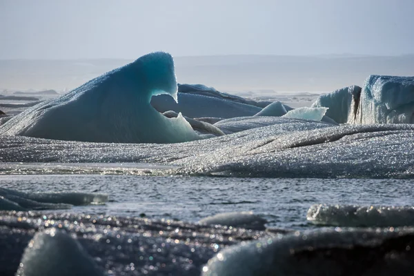 Glaciären på Island under vintern — Stockfoto