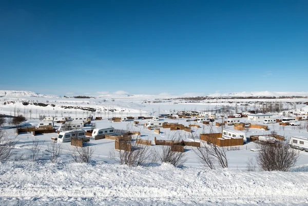 Pequeña ciudad en la costa sur de Islandia —  Fotos de Stock