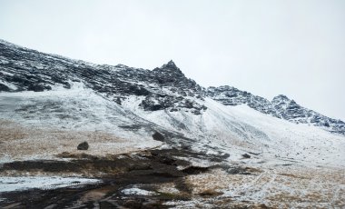Kış aylarında İzlanda.