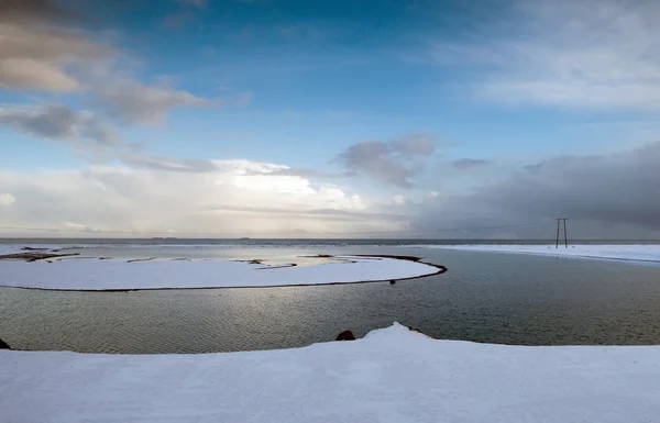 Islanda meridionale durante l'inverno — Foto Stock