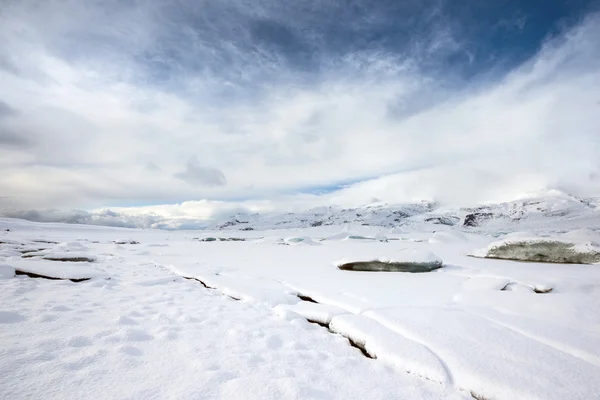 Gletsjers van de Fjallsarlon gletsjer in IJsland — Stockfoto