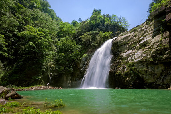 Waterfall in Longji, China