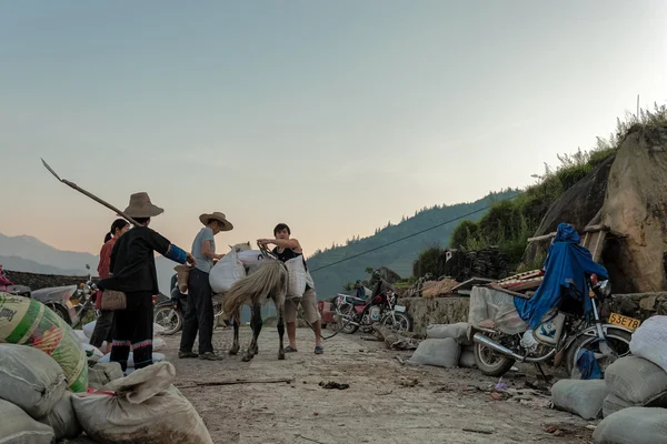 Highland traders, China — Zdjęcie stockowe