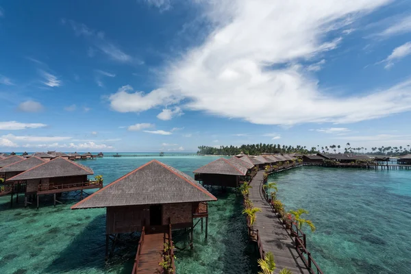 wooden homes on stilts