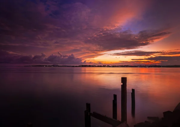 Sunrise on the coast of Sabah