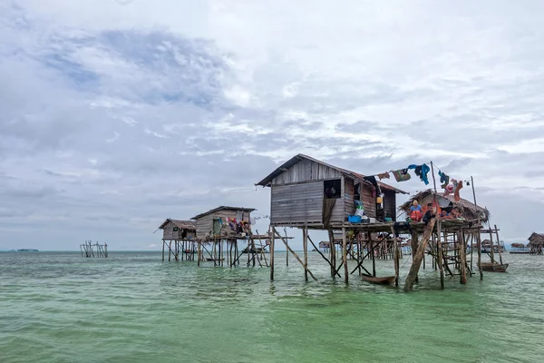 Mar cigano casas — Fotografia de Stock