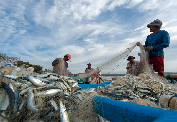 Bali Island fishermen — Stock Photo, Image