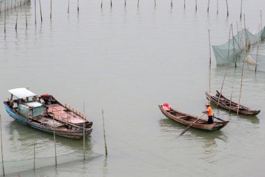 Crab farming in Xiapu County, China