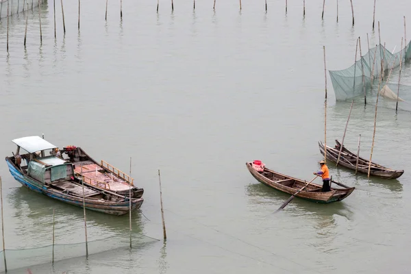 Crab farming in Xiapu County, China — Stockfoto