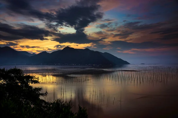 Nascer do sol no Condado de Xiapu — Fotografia de Stock