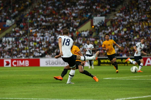 Voetbal tottenham hotspur vs Maleisië — Stockfoto