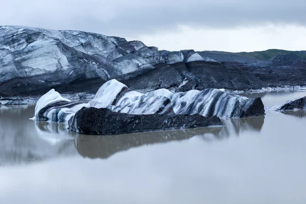 Fjallsarlon 氷河、アイスランド — ストック写真