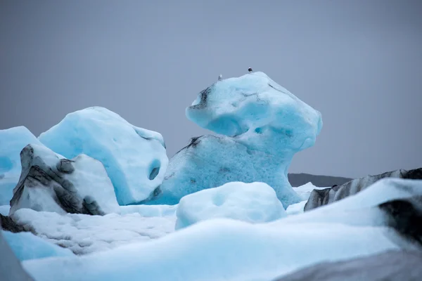 Hielo glaciar en el agua —  Fotos de Stock