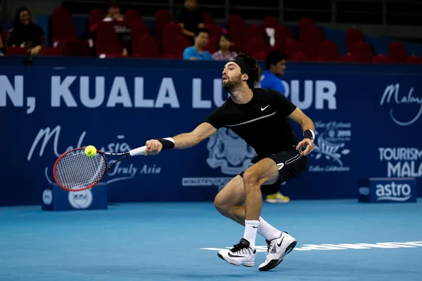 Tennisspelare Nikoloz Basilashvili — Stockfoto