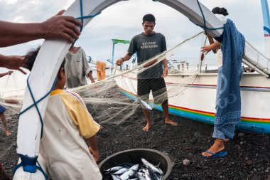 Kusamba, Bali Adasındaki Balıkçılar