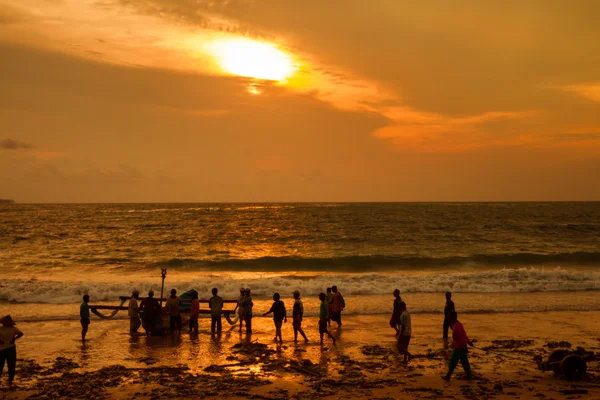 Balıkçı Bali Adası sonra işte — Stok fotoğraf
