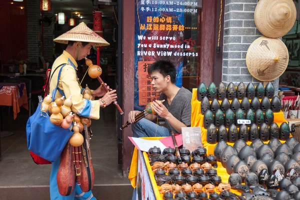 Yangshuo town, China — Stock Photo, Image