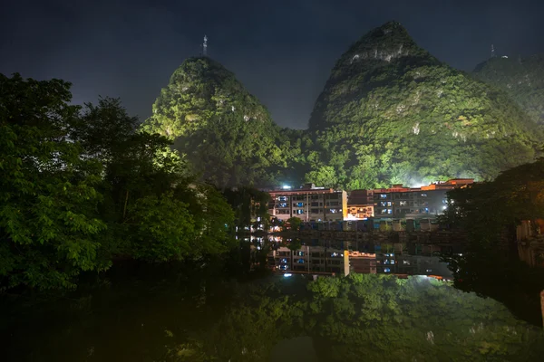 Yangshuo stad, Kina — Stockfoto