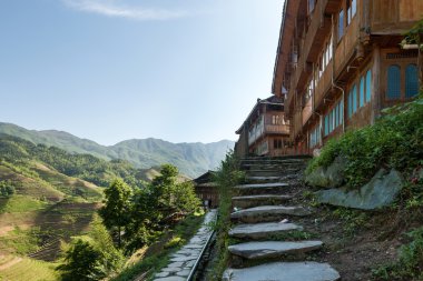 Yao etnik azınlık Halk Köyü Guangxi eyaleti, Çin