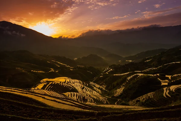 Yao etnik azınlık Halk Köyü Guangxi eyaleti, Çin — Stok fotoğraf