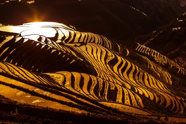 Yao Village des minorités ethniques dans la province du Guangxi, en Chine — Photo