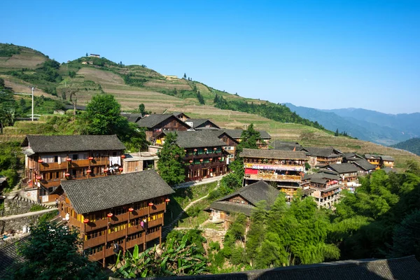 Yao ethnic minority village in Guangxi Province, China. — Stockfoto